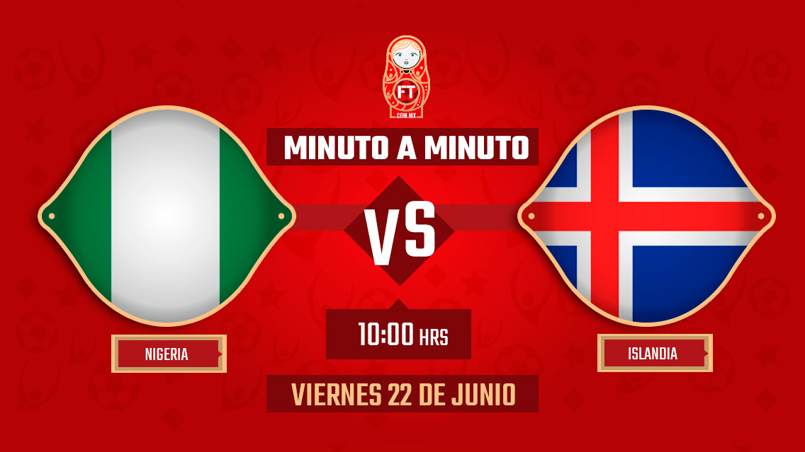 Nigeria vs Islandia | Mundial Rusia 2018 | EN VIVO: Minuto a minuto