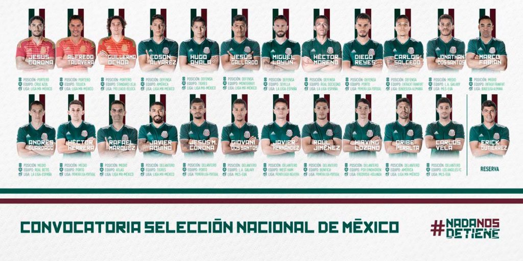 Listos los números que utilizará México en Rusia 0