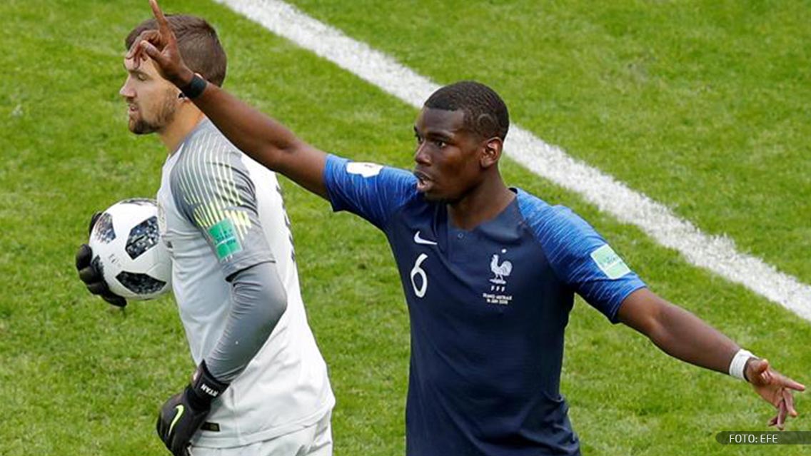FIFA le quita el gol a Paul Pogba con Francia en el duelo vs Australia