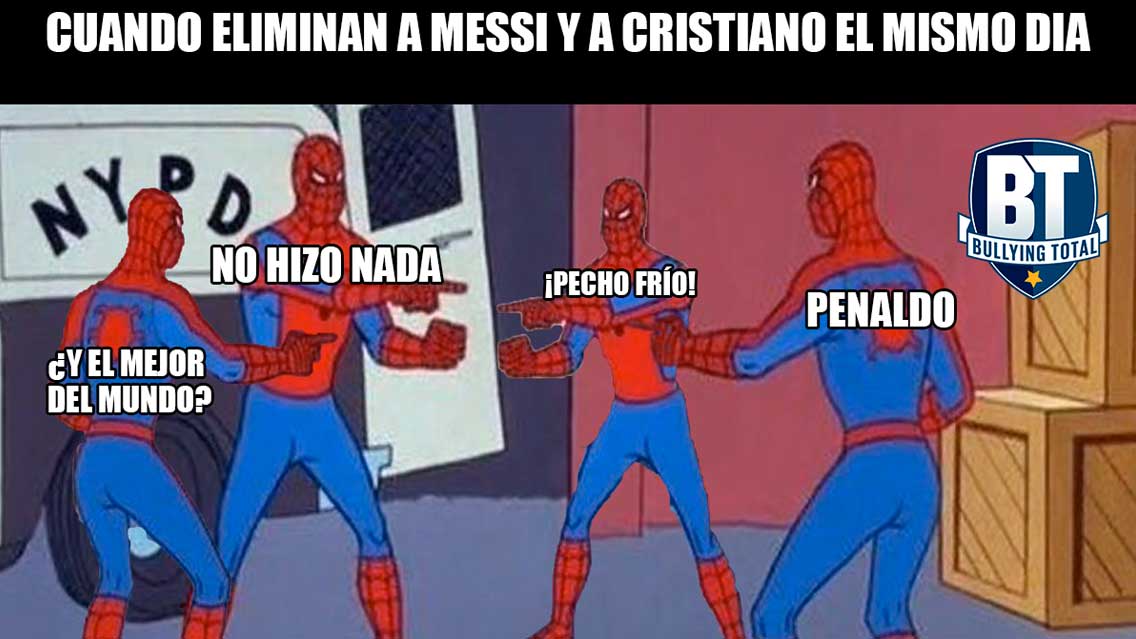 Los memes del adiós de Cristiano Ronaldo y Lionel Messi