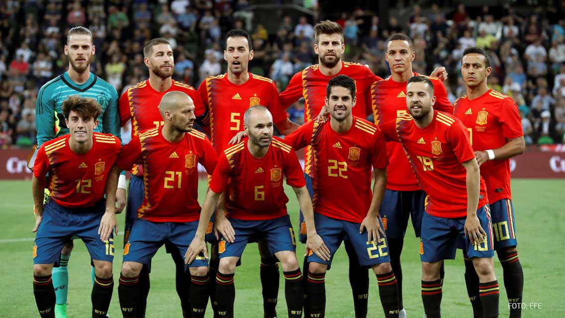 España la única selección que llega invicta a Rusia 2018