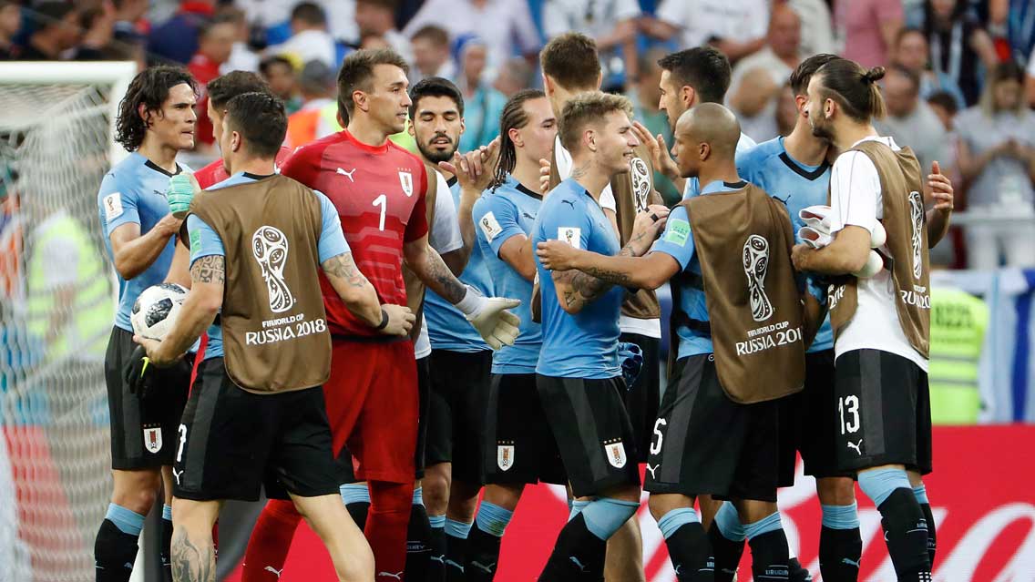 Las mejores imágenes de Uruguay derrotando a Arabia Saudita