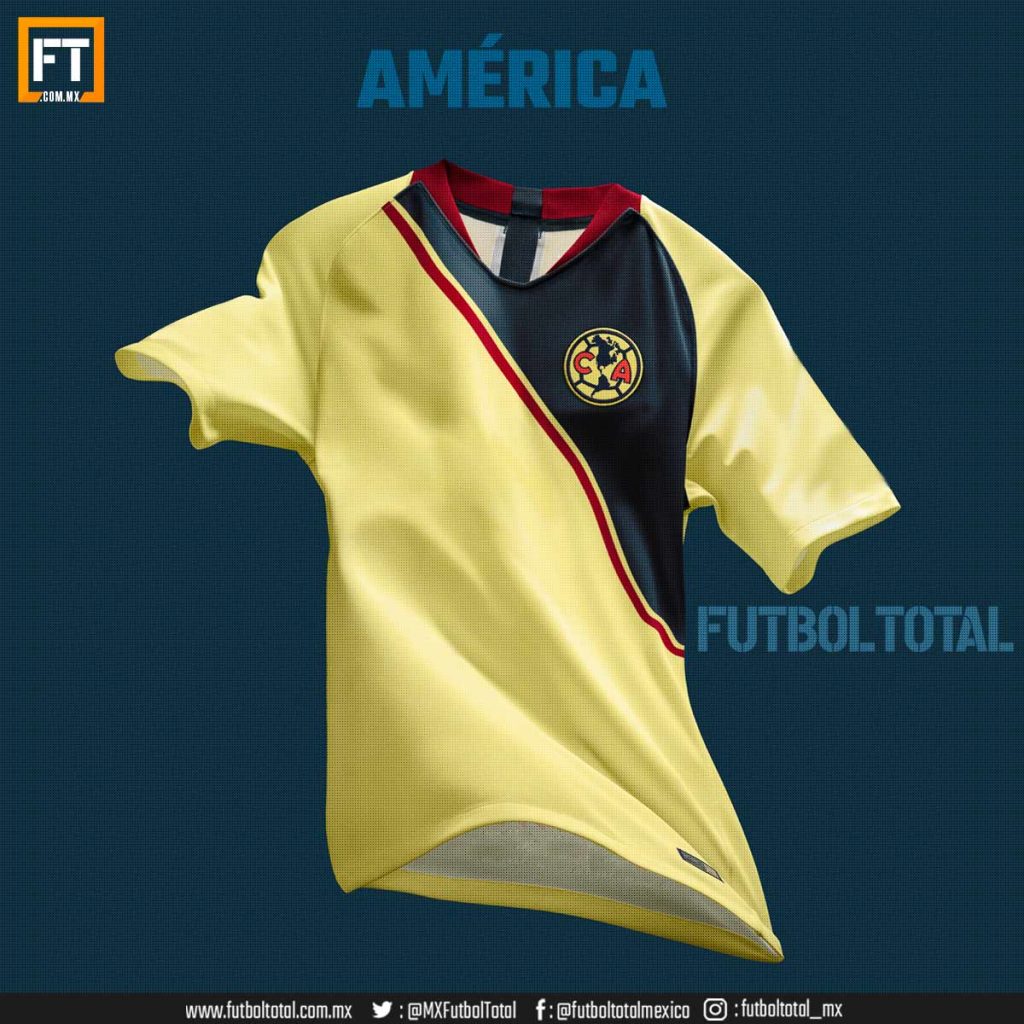 America jersey sin patrocinio