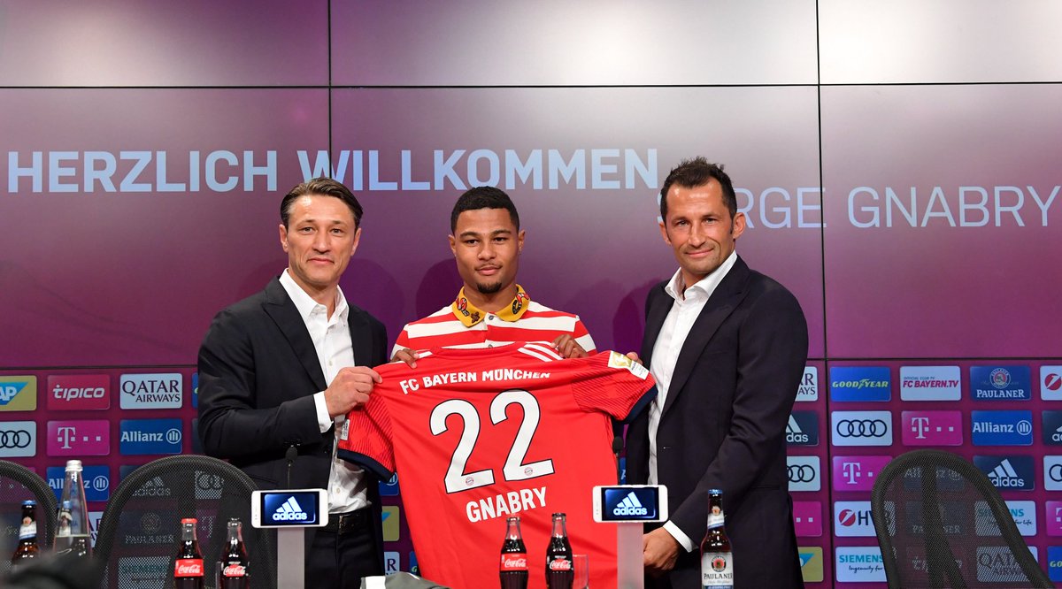 Presentación de Serge Gnabry al Bayern Munich