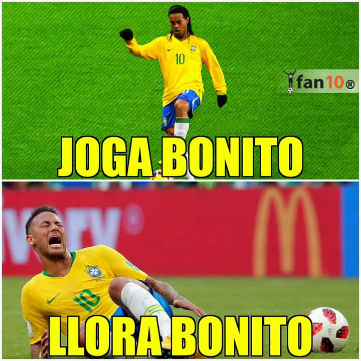 Neymar y Brasil, la burla en redes sociales tras la eliminación ante Bélgica 3