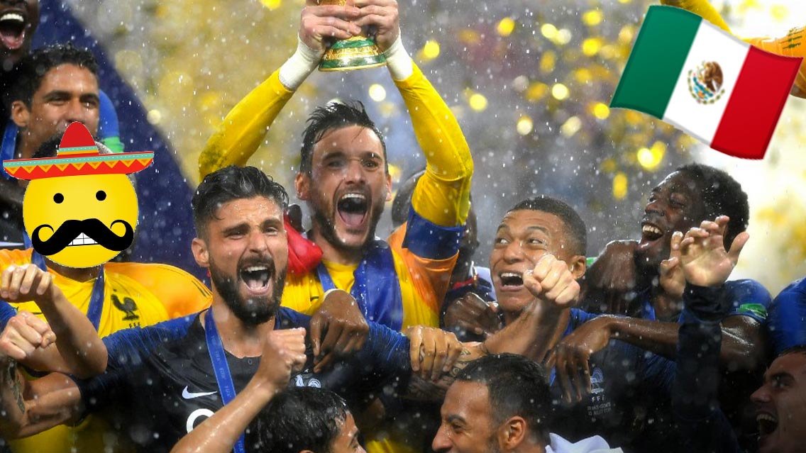 Griezmann y Pogba celebran campeonato al estilo mexicano