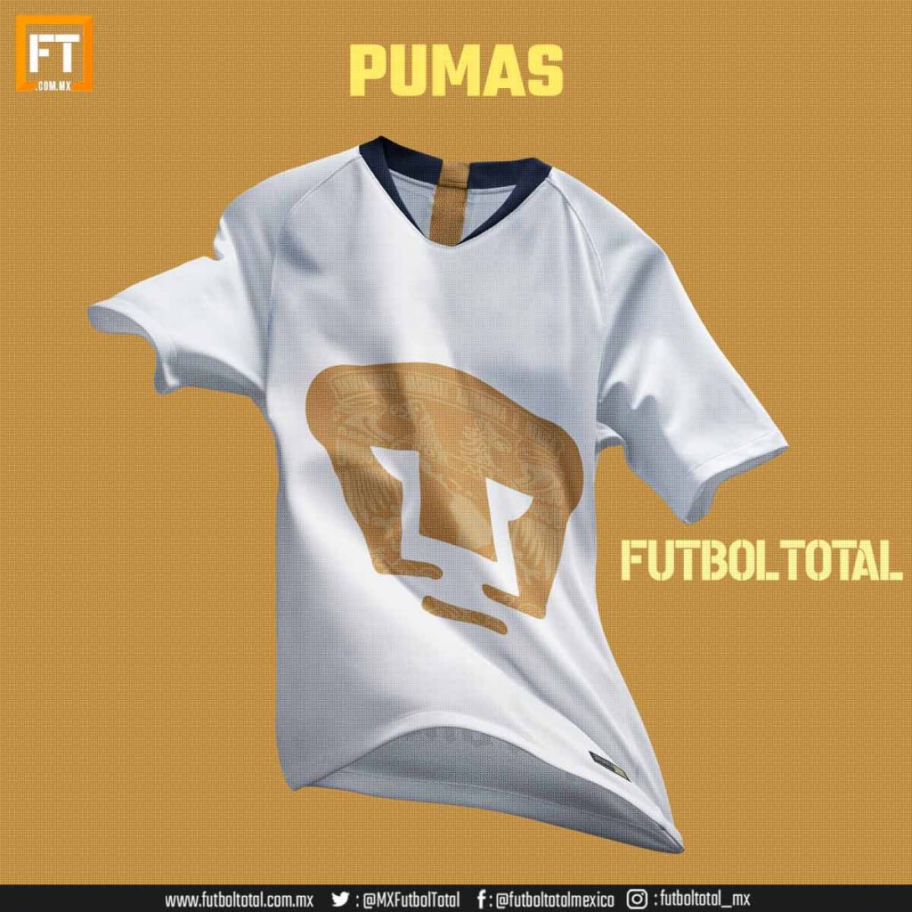 Pumas America jersey sin patrocinio