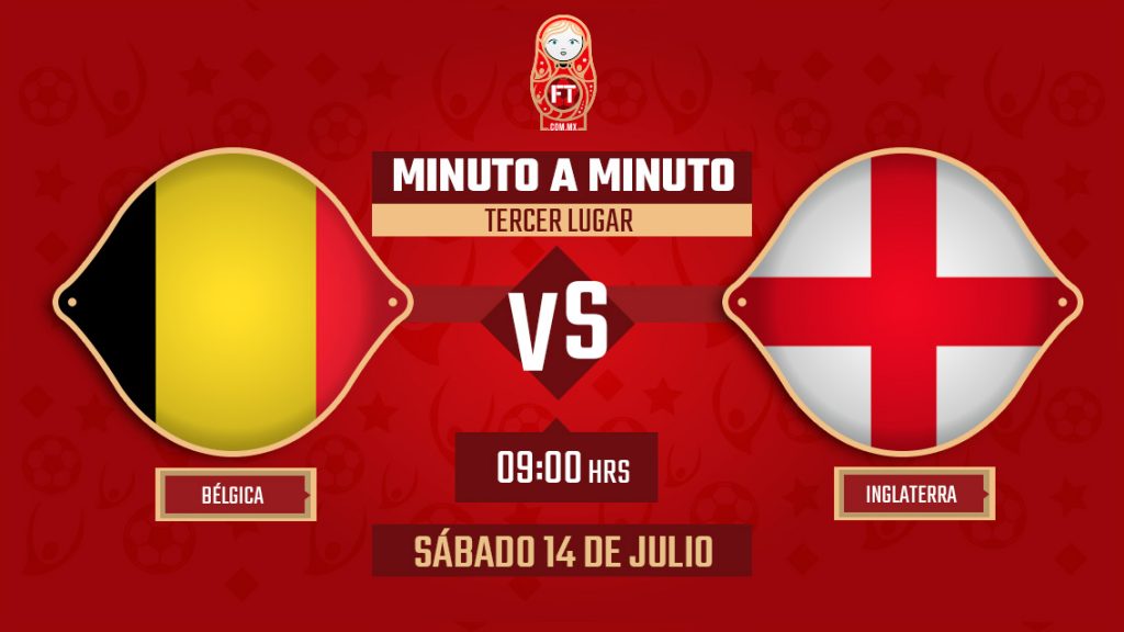 Bélgica vs Inglaterra | Mundial Rusia 2018 | EN VIVO: Minuto a minuto
