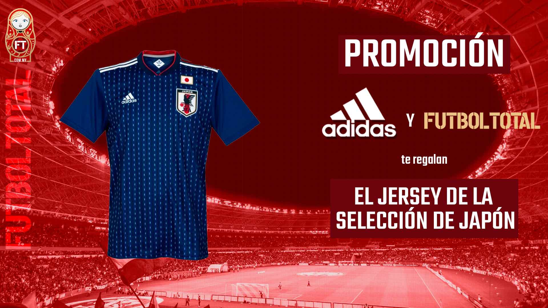 adidas y Futbol Total te regalan la playera de Japón