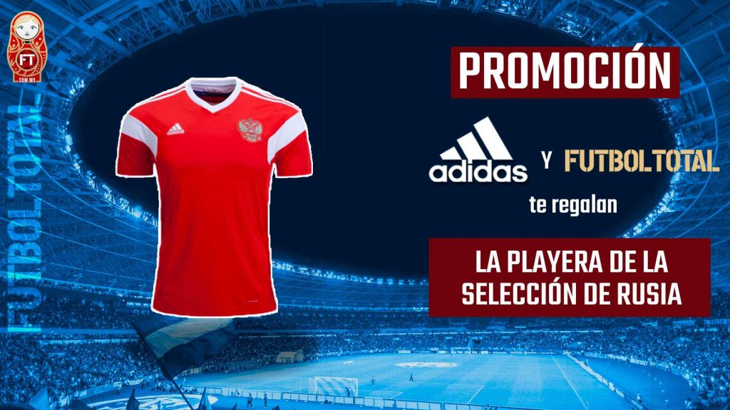 adidas te regala el jersey de Rusia