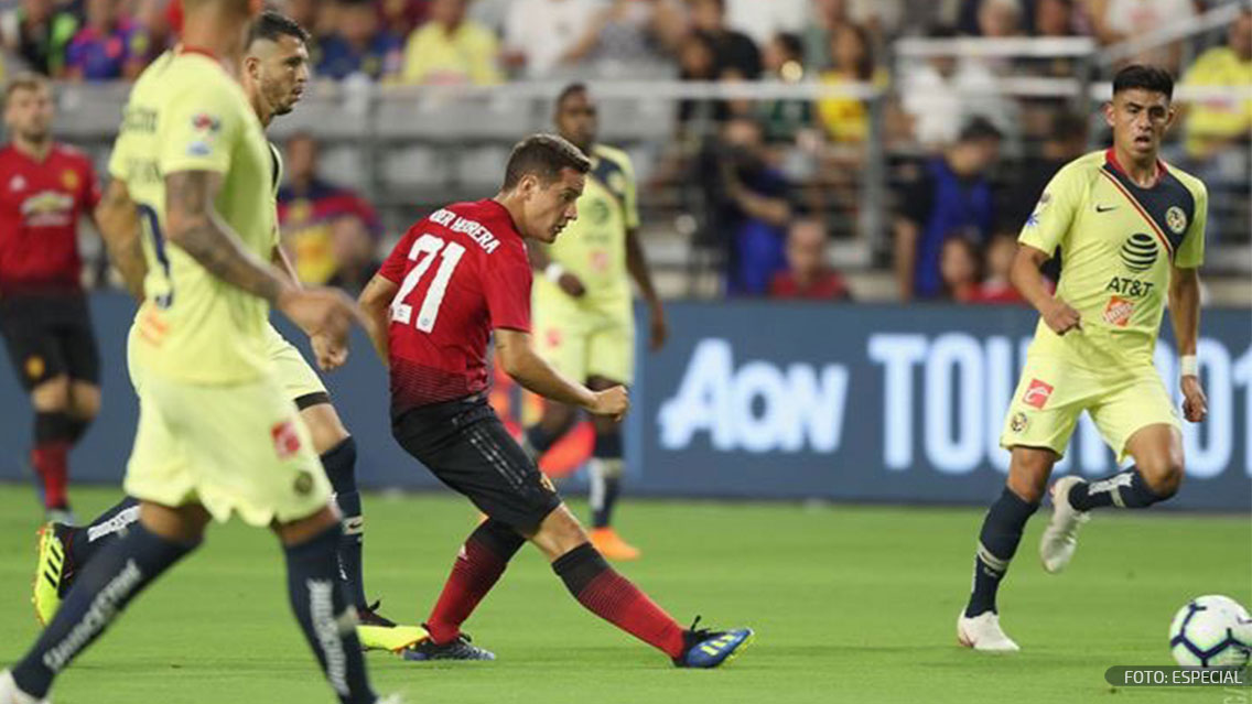 América iguala en amistoso con Manchester United