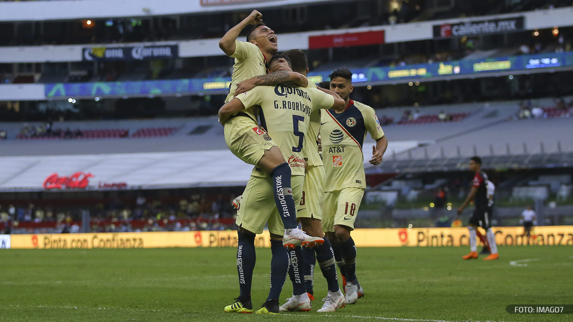 América se presenta en el Azteca con goleada sobre Atlas 0