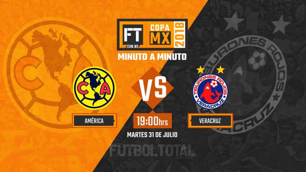 Club América vs Veracruz |Copa MX 2018| EN VIVO: Minuto a minuto