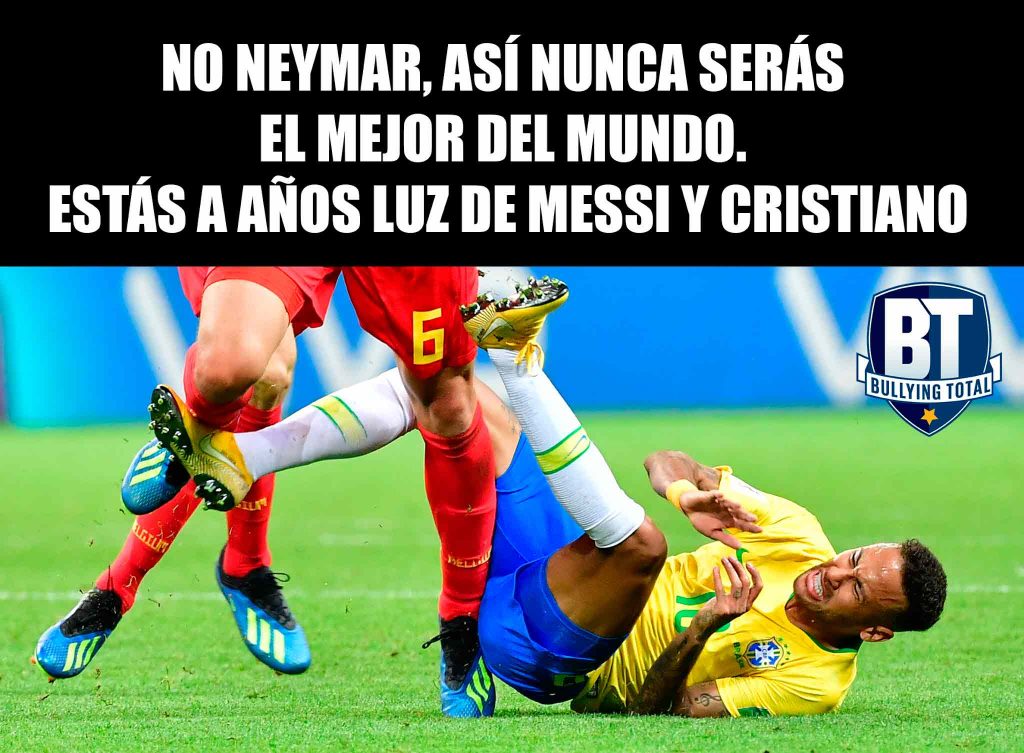 Neymar y Brasil, la burla en redes sociales tras la eliminación ante Bélgica