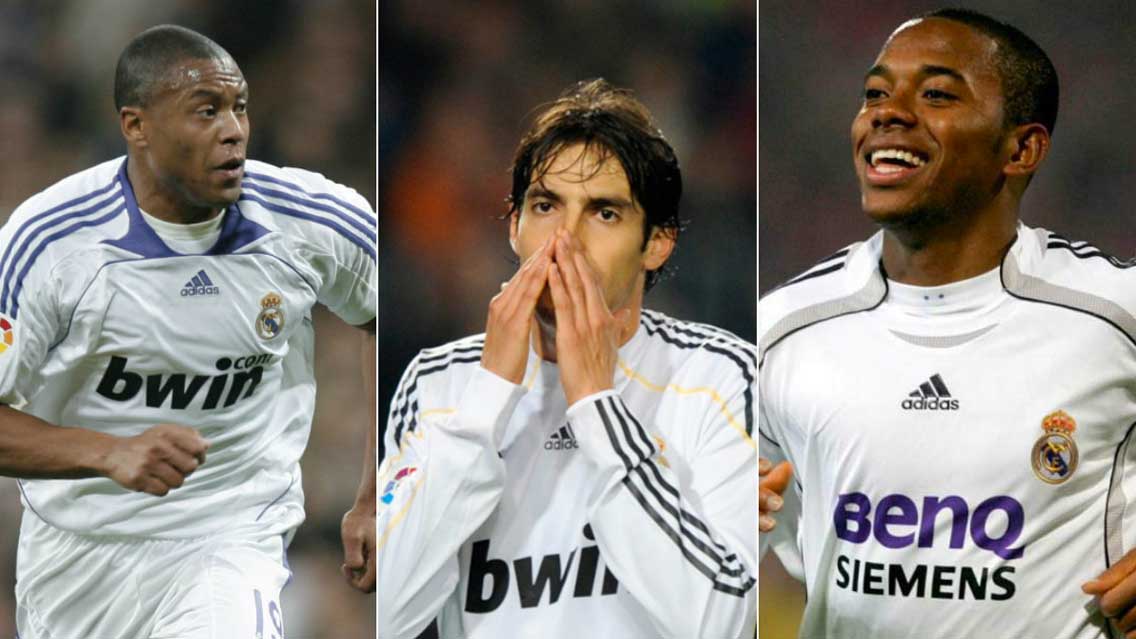 6 brasileños que quedaron a deber con el Real Madrid