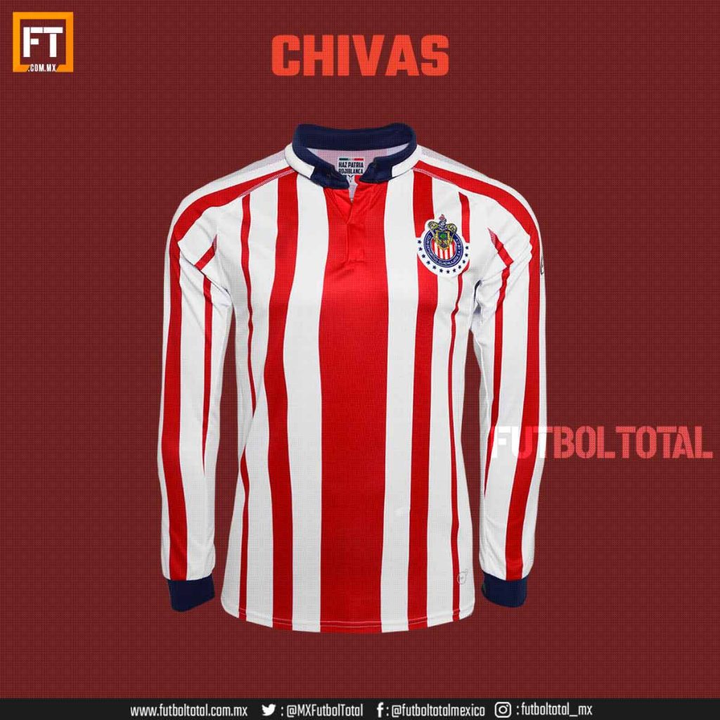 Chivas America jersey sin patrocinio