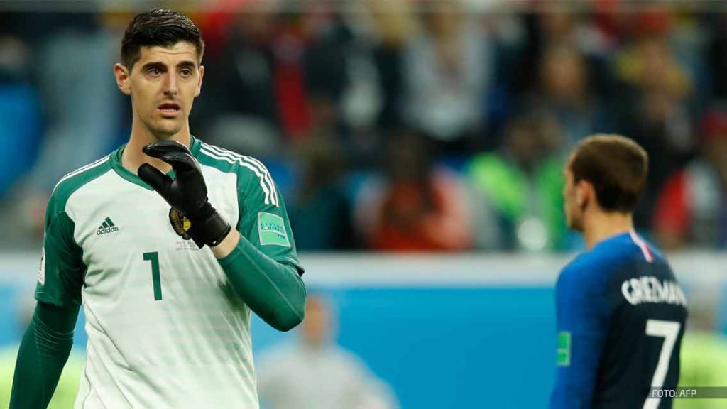 Courtois se disculpa con francia