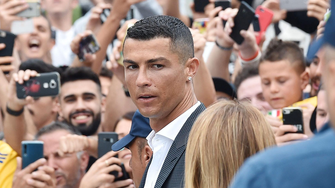 Cristiano Ronaldo. El jugador de la Juventus es uno de los jugadores más admirados del mundo.