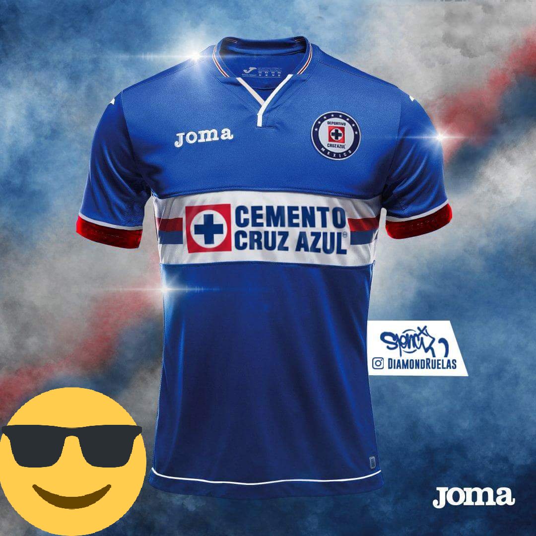 Así sería la camiseta de Cruz Azul con Joma 3