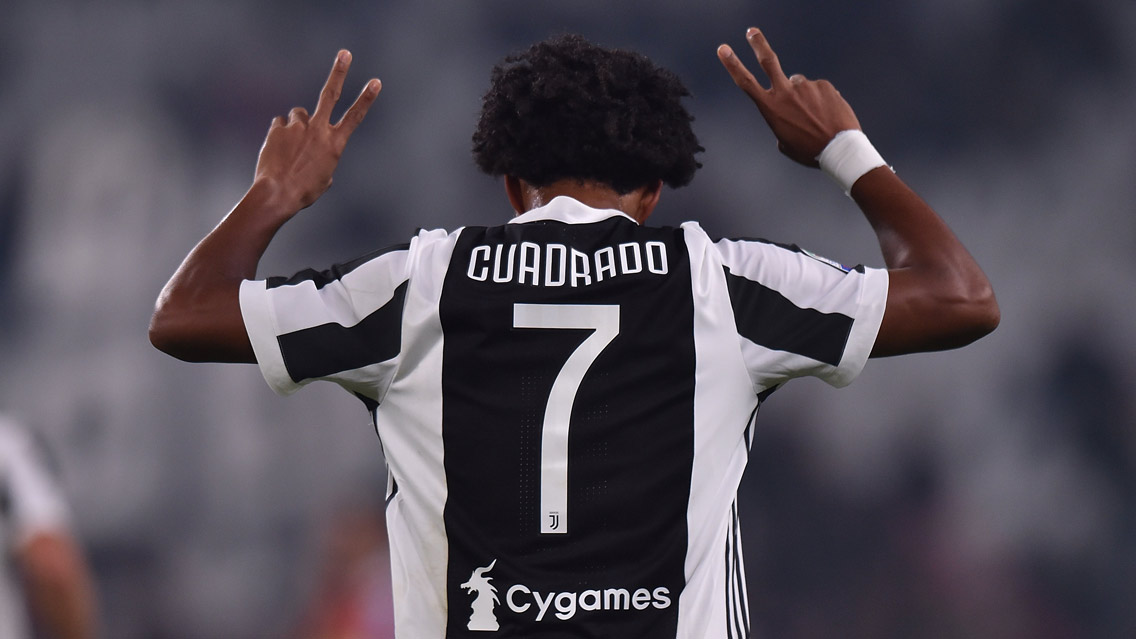 Cuadrado deja en claro quién llevará el 7 en la Juventus
