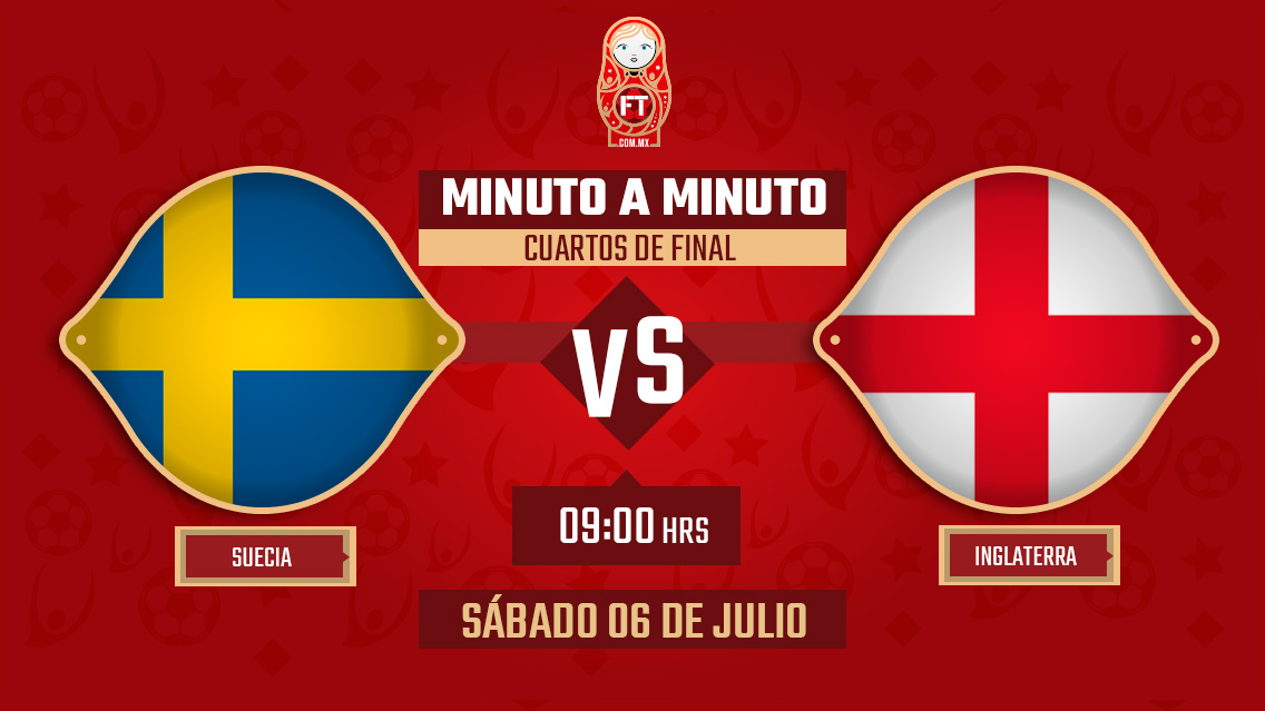 Suecia vs Inglaterra | Mundial Rusia 2018 | EN VIVO: Minuto a minuto