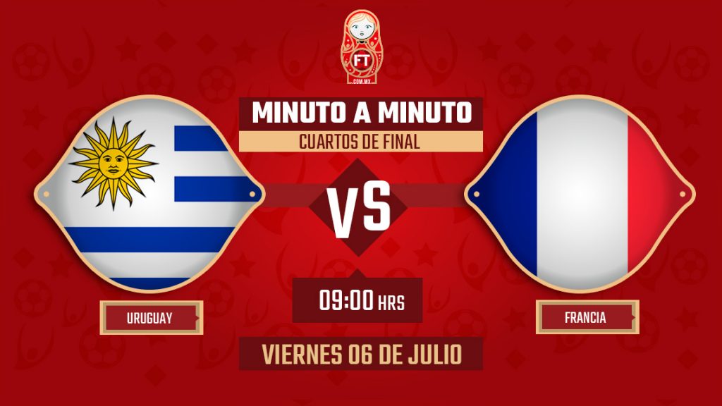 Uruguay vs Francia | Mundial Rusia 2018 | EN VIVO: Minuto a minuto