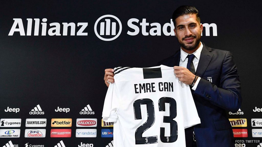 Presentan a Emre Can como jugador de la Juventus