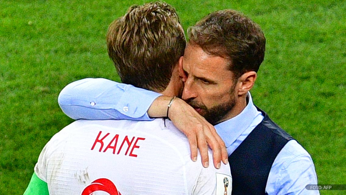 Harry Kane y Gareth Southgate