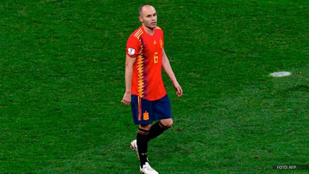 Andrés Iniesta se despide de la selección de España