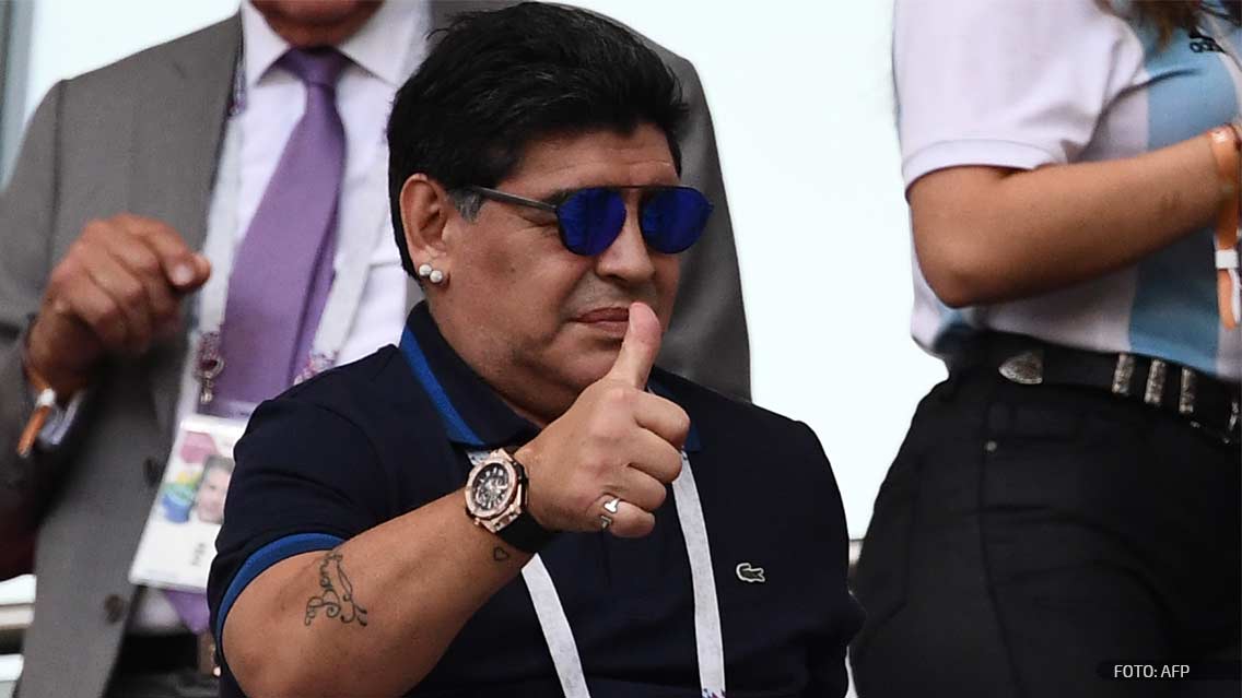 El árbitro estuvo del lado de Inglaterra: Diego Armando Maradona