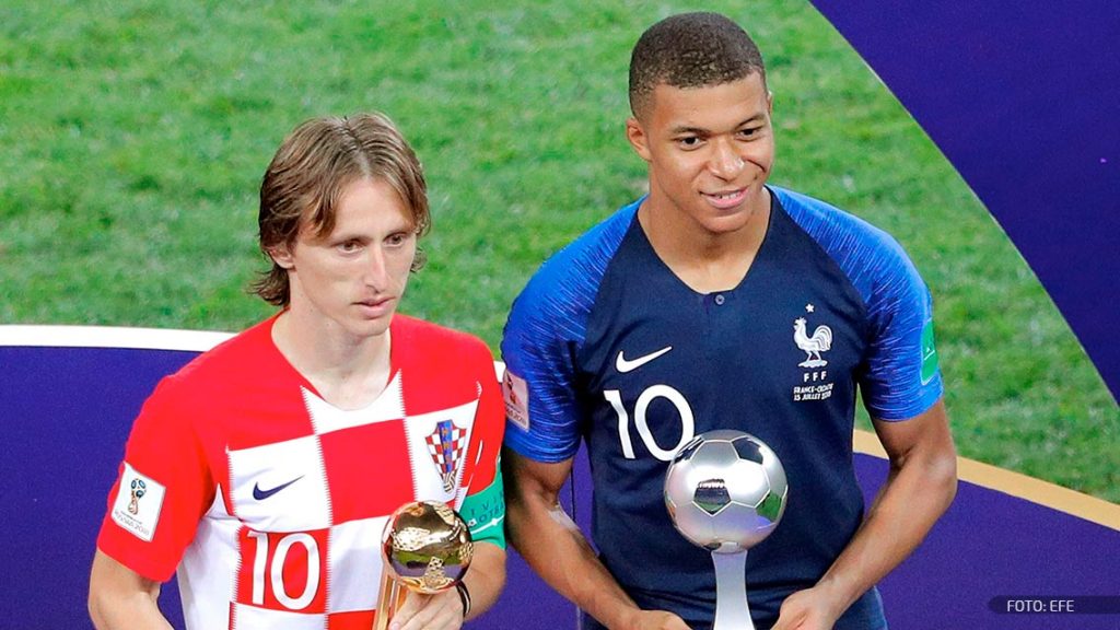 Modric y Mbappe