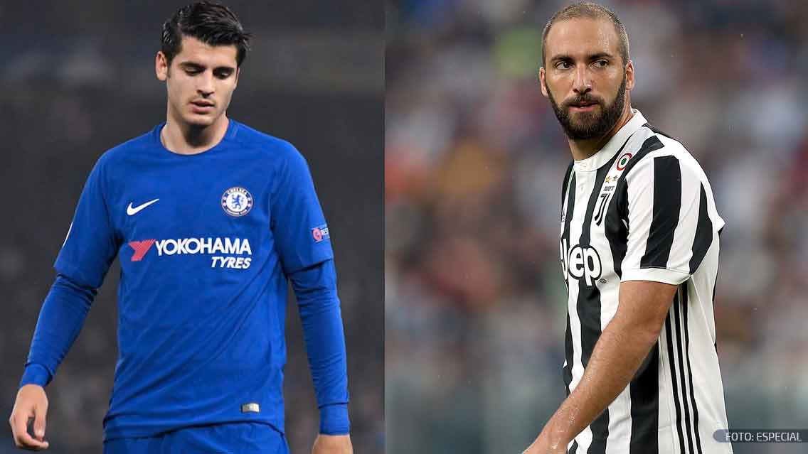 Morata – Higuaín el posible trato entre Chelsea – Juventus