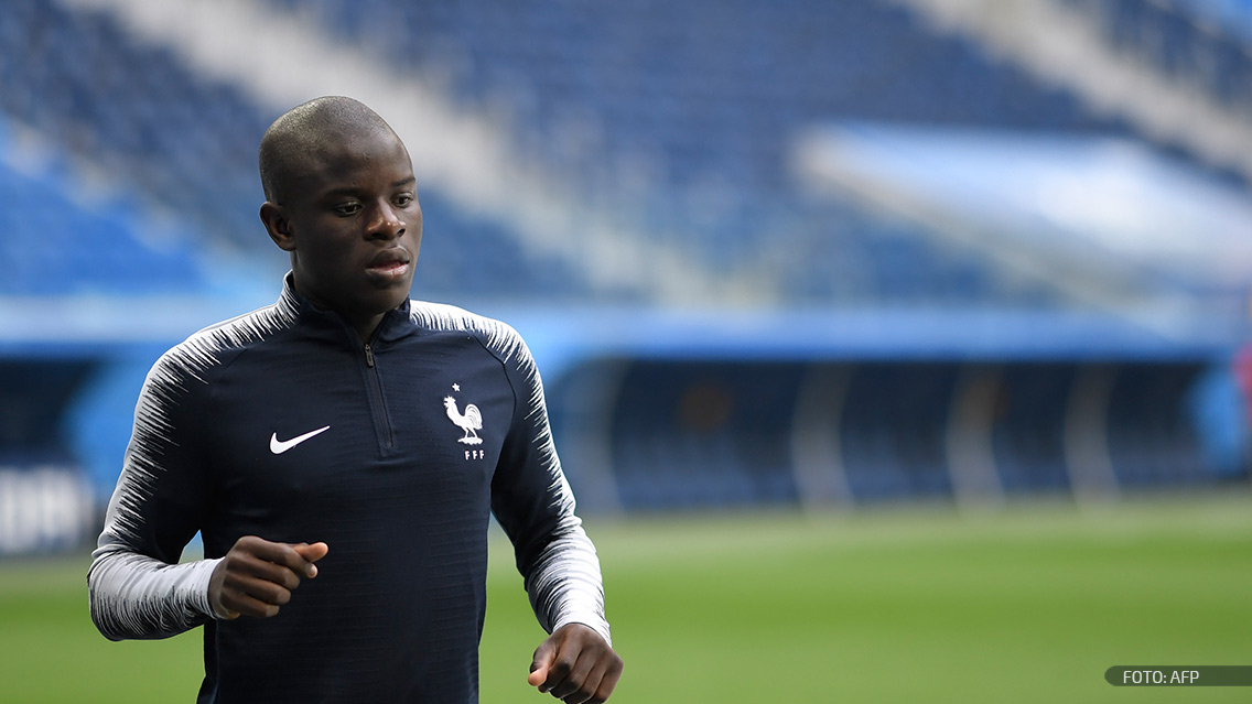 N'Golo Kanté entrena con la selección de Francia