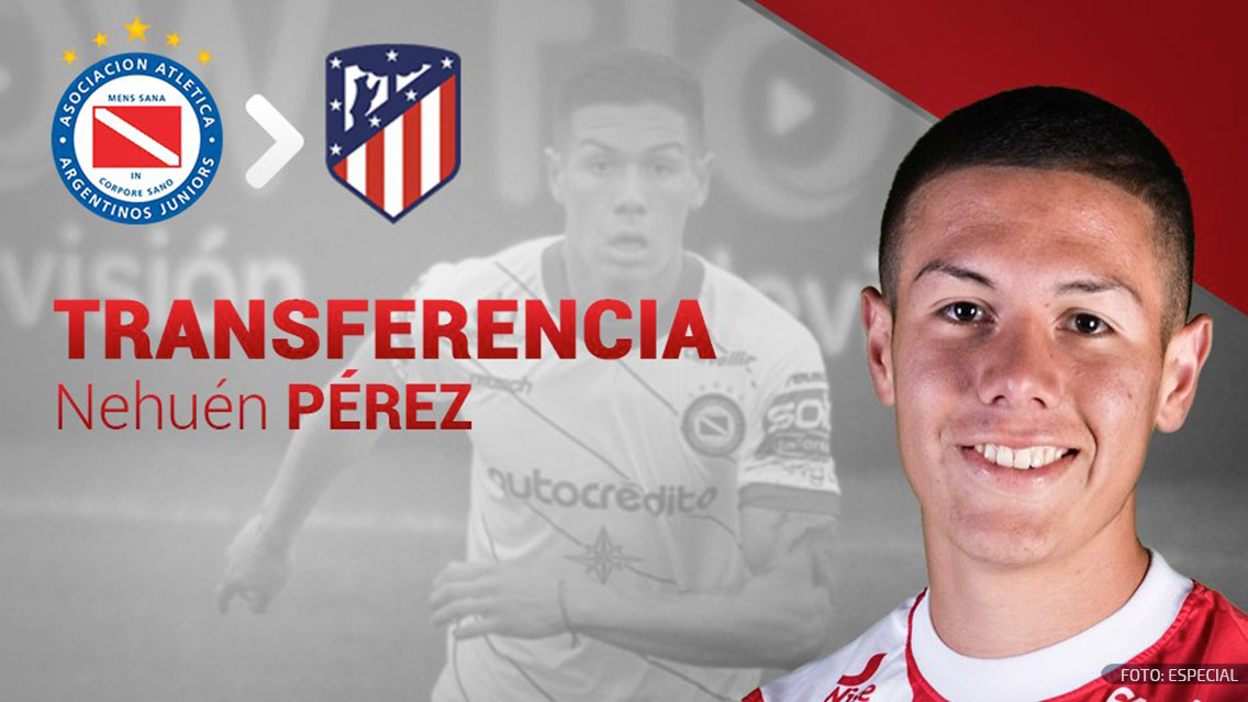 Nehuén Pérez deja Argentino Jrs. y ficha por el Atlético de Madrid