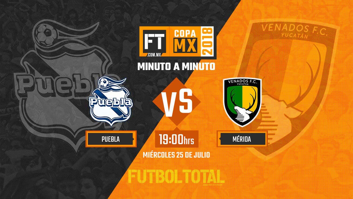 Puebla vs Mérida | Copa MX | EN VIVO: Minuto a minuto