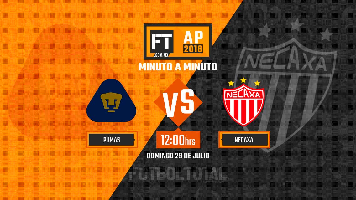 Pumas UNAM vs Necaxa | Liga MX | EN VIVO: Minuto a minuto