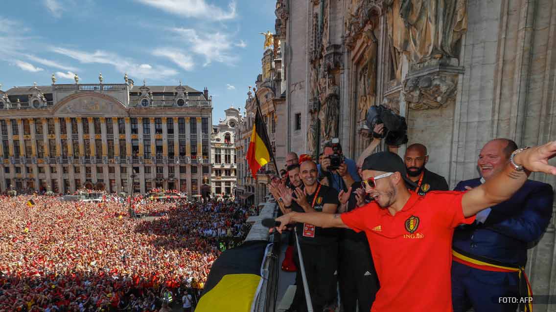 Tercer lugar que sabe a gloria. Así recibieron a Bélgica en su regreso de Rusia