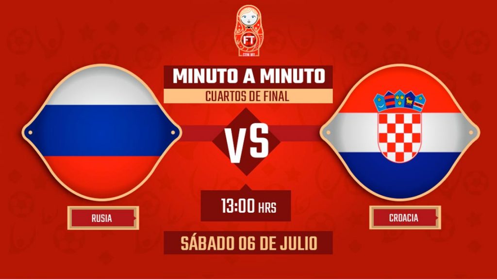 Rusia vs Croacia | Mundial Rusia 2018 | EN VIVO: Minuto a minuto