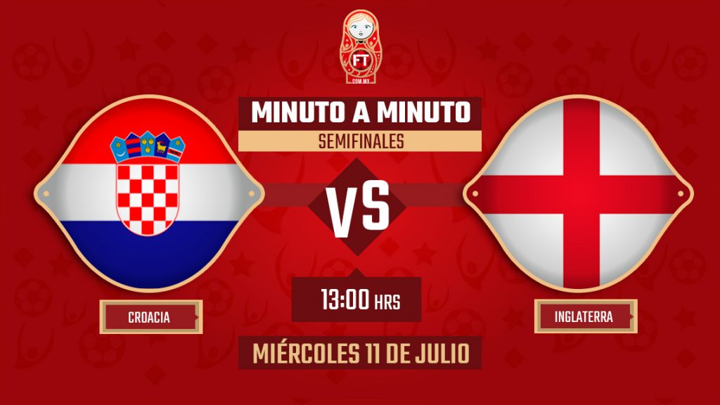 Croacia vs Inglaterra | Mundial Rusia 2018 | EN VIVO: Minuto a minuto