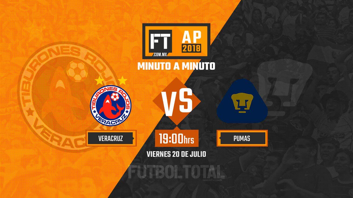 Veracruz vs Pumas | Apertura 2018 | EN VIVO: Minuto a minuto