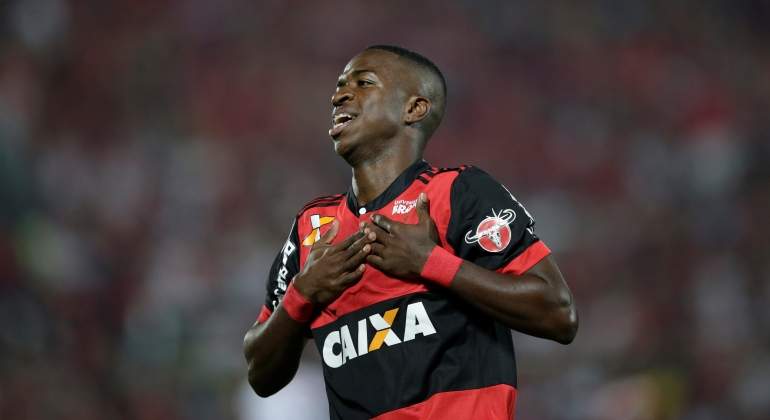 Vinicius llega del Flamengo al Real Madrid