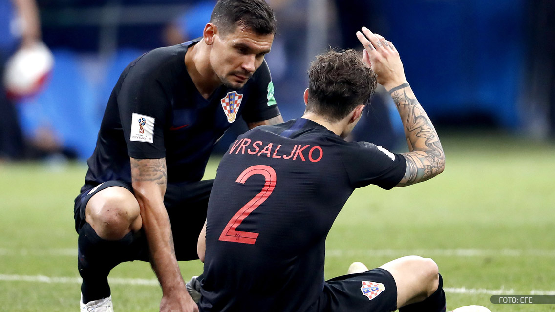 Croacia pierde a Sime Vrsaljko para las semifinales contra Inglaterra