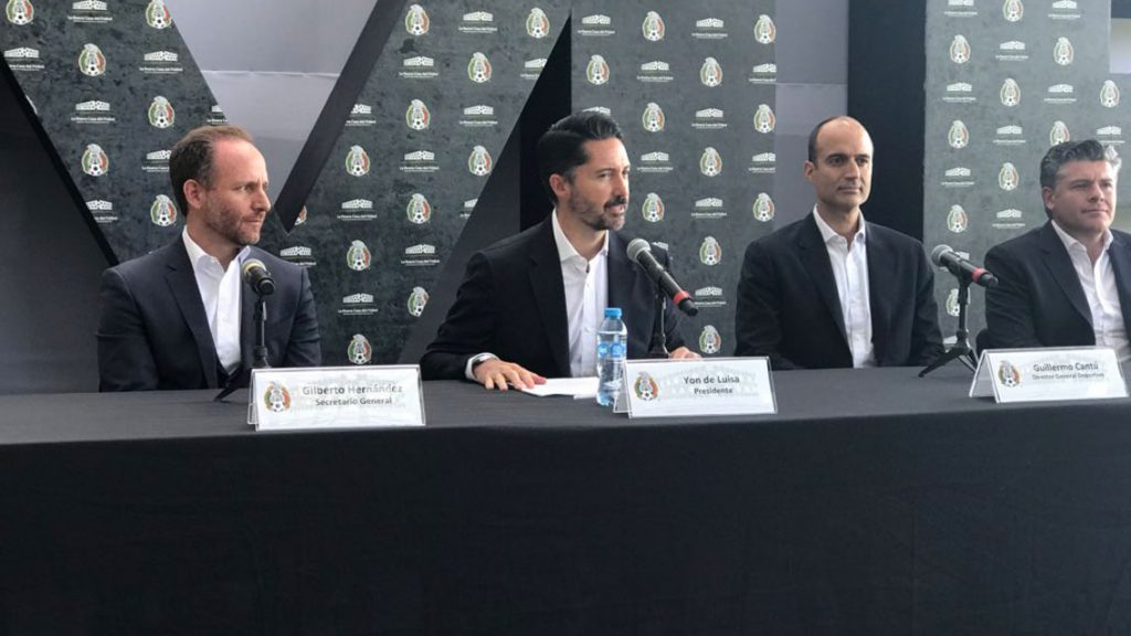La nueva estructura de la Federación Mexicana de Futbol