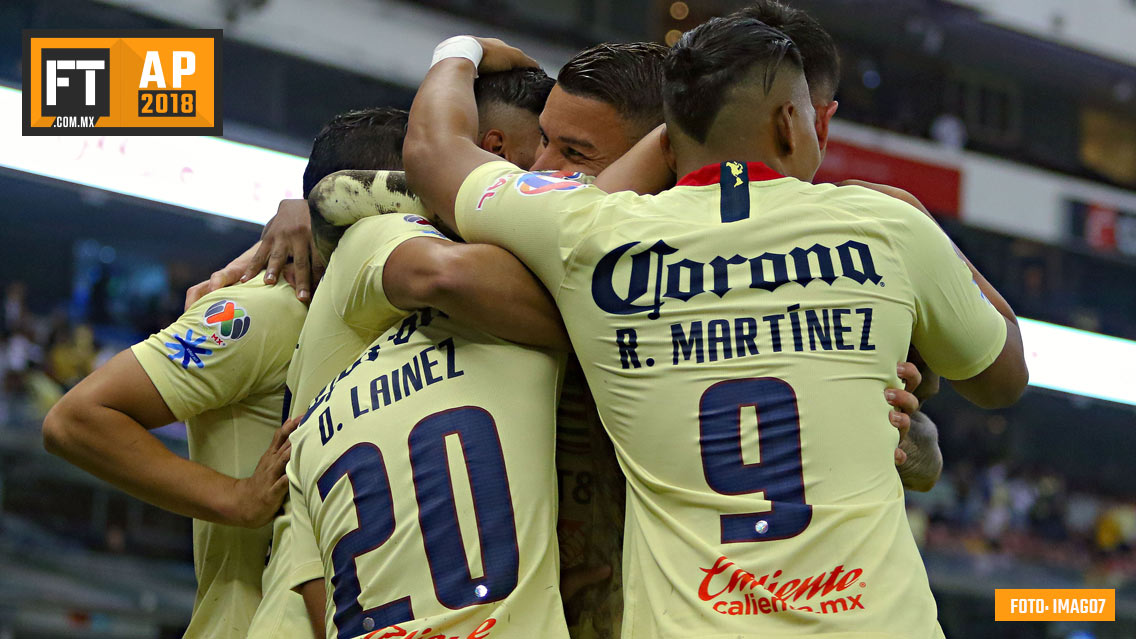 América vuela alto en el Azteca y vence a Rayados