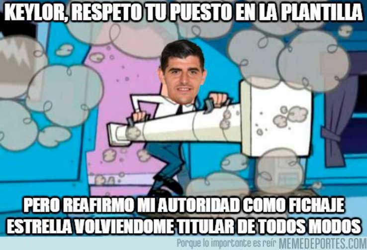 Los mejores memes por la llegada de Thibaut Courtois 7