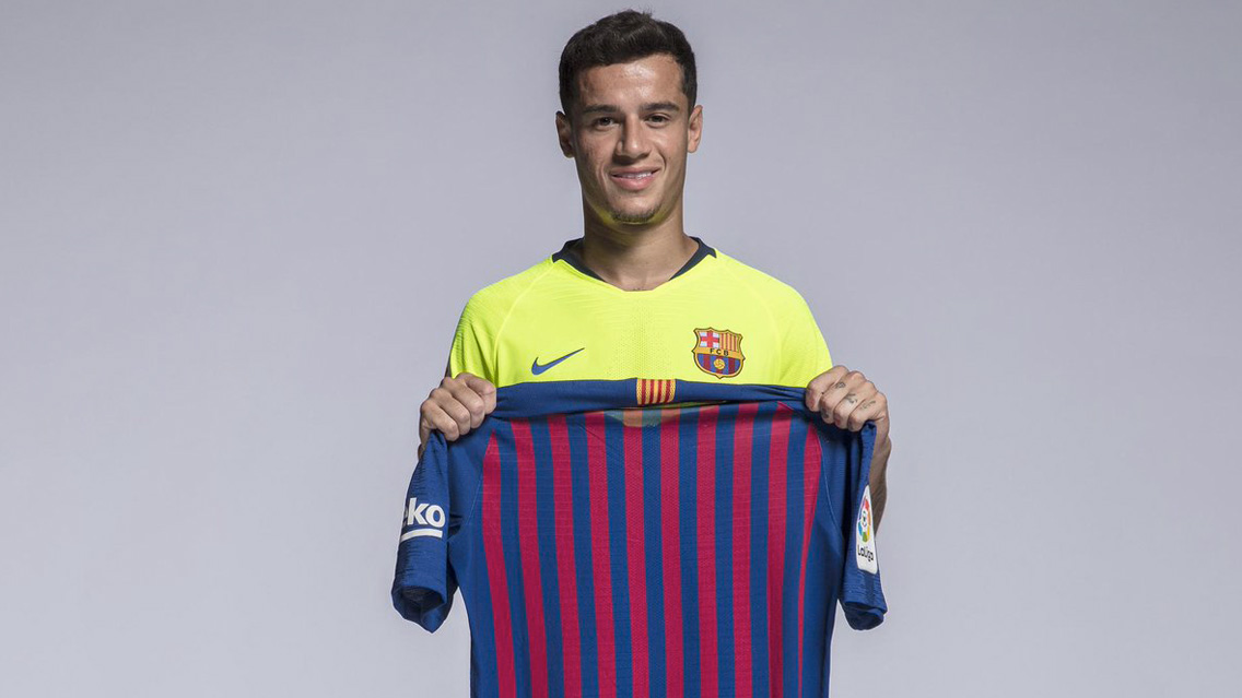 Philippe Coutinho cambia de dorsal con el FC Barcelona