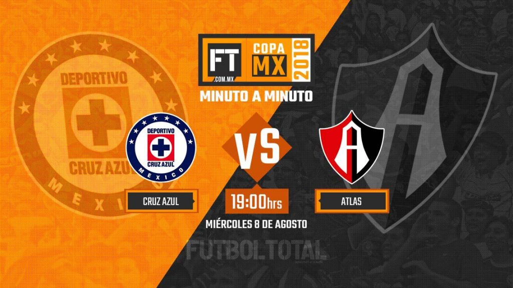 Cruz Azul vs Atlas | Copa MX | EN VIVO: Minuto a minuto