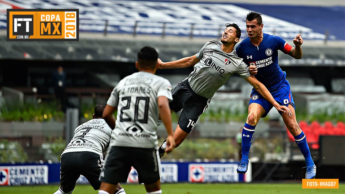 Cruz Azul y Atlas, con vibrante empate en el estadio Azteca