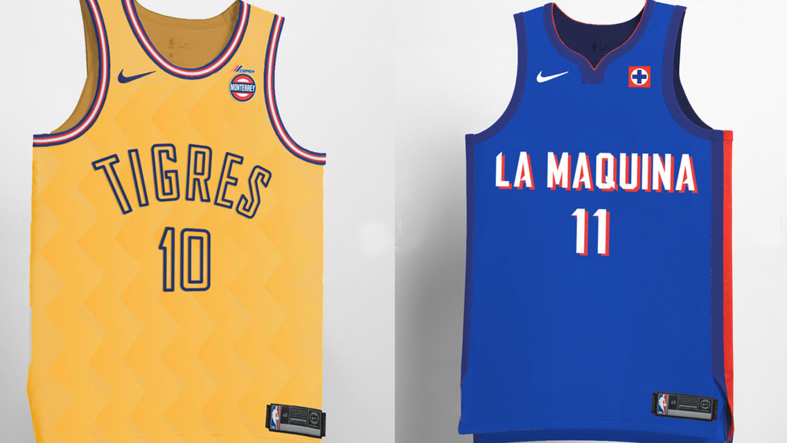 Los jerseys de Liga MX al estilo NBA