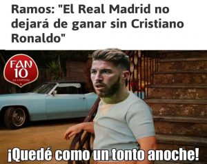 Los memes de la derrota del Real Madrid sin CR7 5